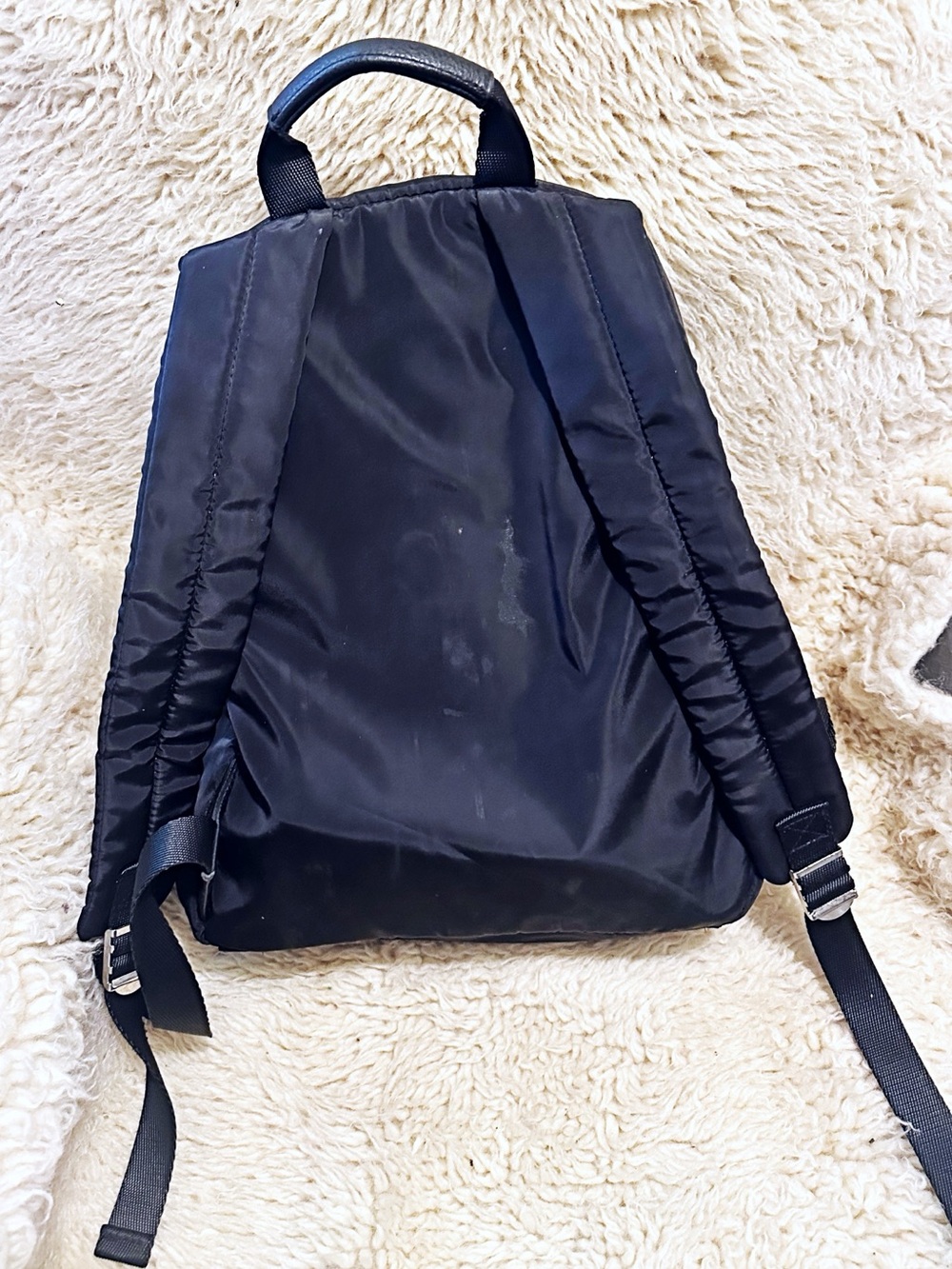 Steve Madden Black Nylon Backpack with Branded Trim - Picture 5 of 5